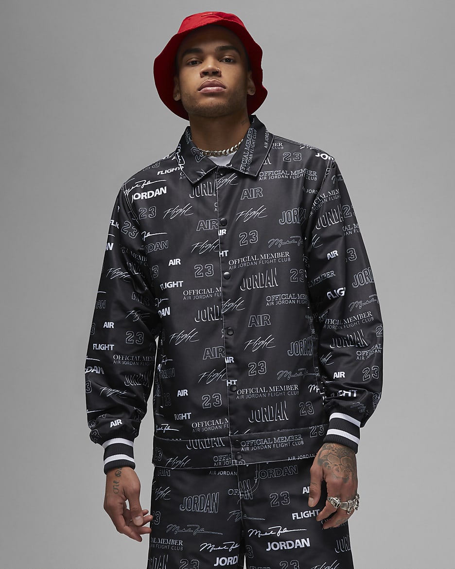 Buy Jordan Flight MVP Men's Statement Jacket - Black/White